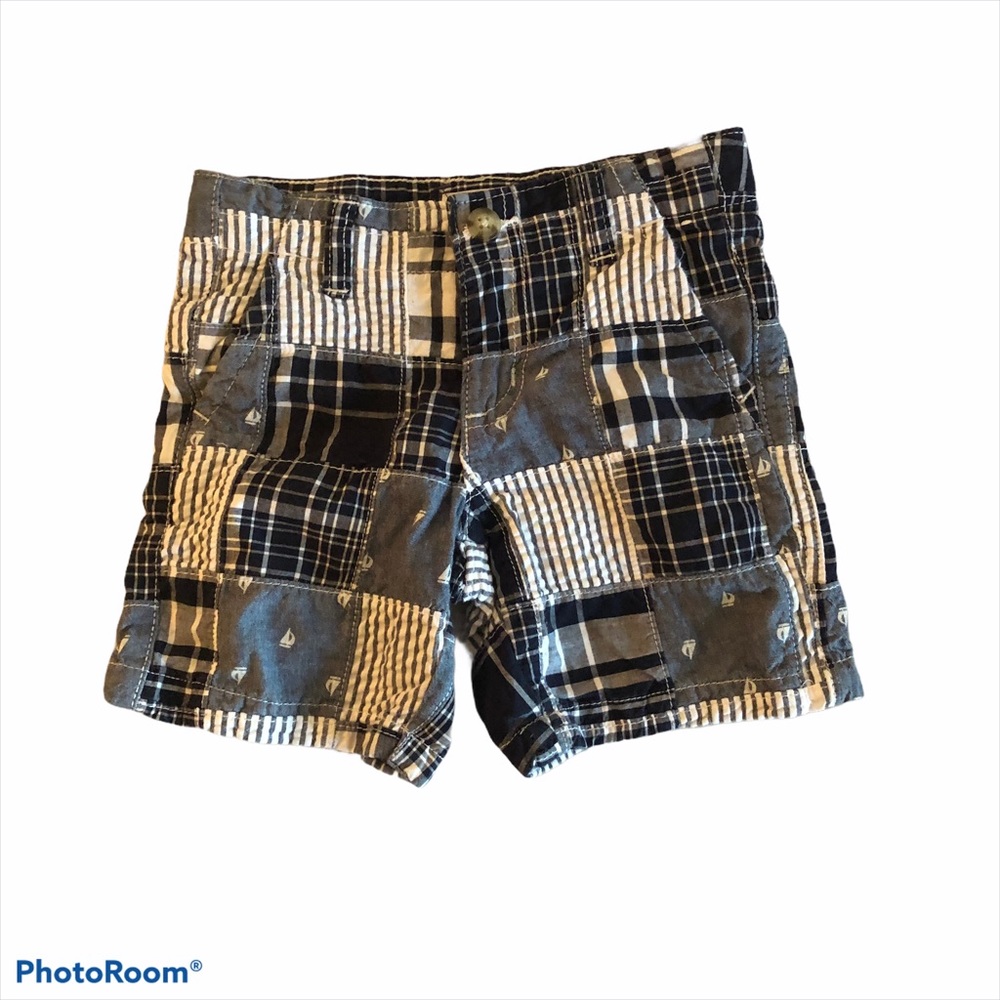 Gymboree Blue Plaid Shorts